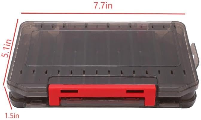 Small Double Sided Fishing Tackle Box Organizer - Image 2