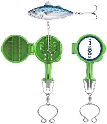 HOOK-EZE Fishing Knot Tying Tool | Protect from Fish Hooks | Tie Fishing Knots Easily | Cool Gadgets for Fishermen | Ice Fly Fishing | Fishing Accessories for Beginner Anglers | Nail Knot Tool by HOOK-EZEFISHINGQUICKKNOTTOOL