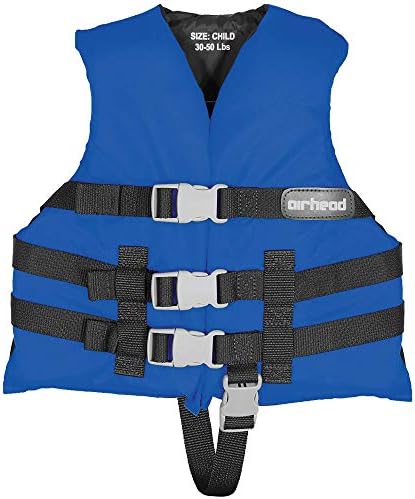 Airhead General Purpose Life Jacket for Adults & Kids - US Coast Guard Approved Life Vest for Men, Women, Youth, Child & Infant, Boating Safety PFD for Fishing & Swimming by Unknown