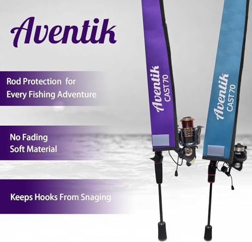 Aventik Neoprene Rod Sleeve with Hanging Loop & Adjustable Lanyard - Image 4