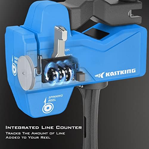 KastKing Kalibrate Fishing Line Spooler, Line Counter & 5" Braid Scissors - Image 3