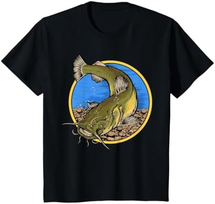 Flathead Catfish Fishing T-Shirt by Hunting+%26+Fishing+Merch