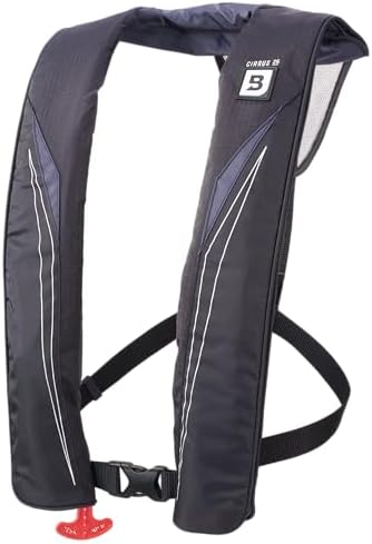 BLUESTORM Cirrus26 Inflatable PFD Life Jackets for Adults | US Coast Guard Approved Automatic Life Vest w/Manual Override Convertibility by Bluestorm