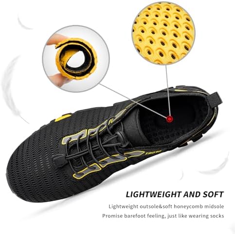 SOBASO Water Shoes Women Men Quick Drying Swim Beach Aqua Shoes for Water Sport Diving Hiking Sailing Travel - Image 4