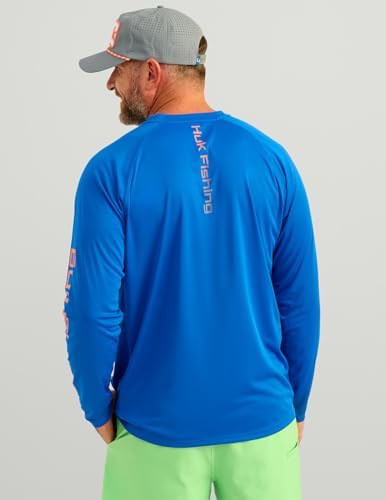 HUK Men's Pursuit Vented Long Sleeve Fishing Shirt (+30 UPF) - Image 3