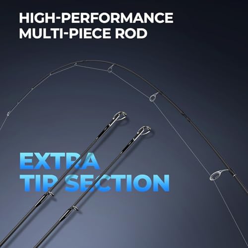 KastKing Spartacus Passage Travel Fishing Rods with Extra Twin-Tip - Image 4