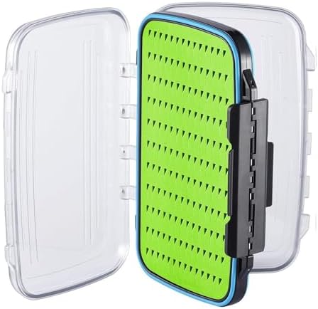 Gonex Fly Boxes for Fly Fishing files Jigs Waterproof Double Sided Fly Case by Gonex
