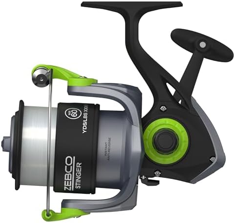Zebco Stinger Spinning Fishing Reel, 1+1 Bearings Fishing Reel - Image 2