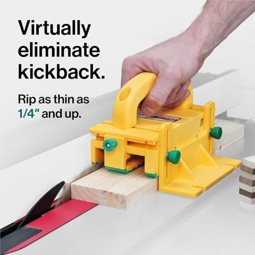 MICROJIG GRR-RIPPER GR-100 3D Table Saw Pushblock, Yellow - Image 3