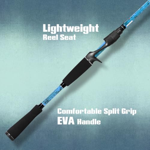 Fiblink Travel Fishing Rod,Spinning Rod & Casting Rod 5'6"/6'/6'6"/7'/7'6" - Image 4
