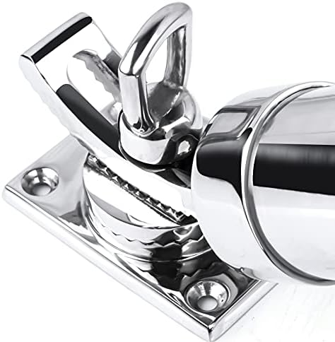 Deck Mount Fishing Rod Holder, Marine Grade Stainless Steel Adjustable Fishing Rod Holders, Support for Marine Boat Yacht - Image 3