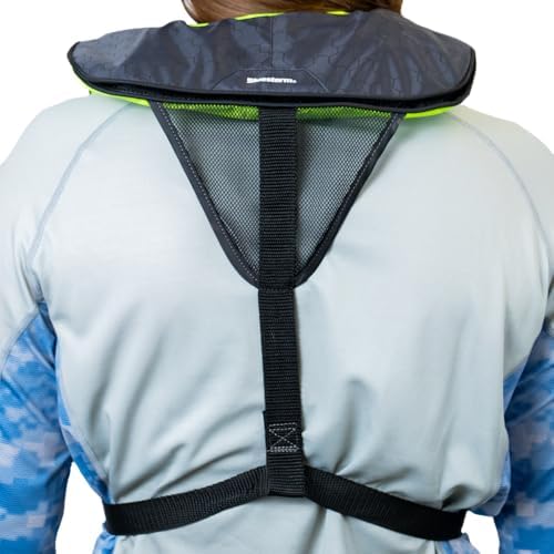 BLUESTORM Cirrus26 Inflatable PFD Life Jackets for Adults | US Coast Guard Approved Automatic Life Vest w/Manual Override Convertibility - Image 6