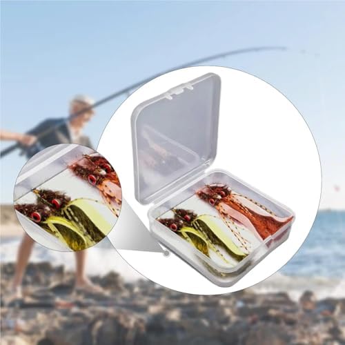 Fly Fishing Lures 4 PCS High Carbon Steel Fly Fishing Flies Lures Assortment Box Durable Set Salmon Accessories - Image 2