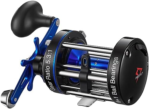 Piscifun Chaos XS Round Baitcasting Reel, Saltwater Conventional Reel by Piscifun