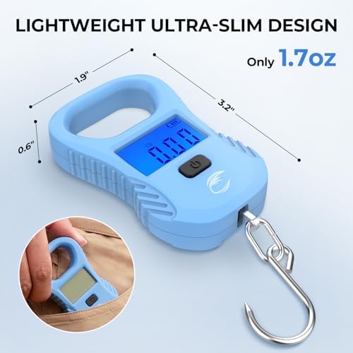 Calamus Lightweight USB Charging Fish Scale,Blue Combo - Image 6
