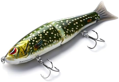 Bassdash SwimShad Glide Baits Jointed Swimbait Bass Pike Salmon Trout Muskie Fishing Lure - Image 6