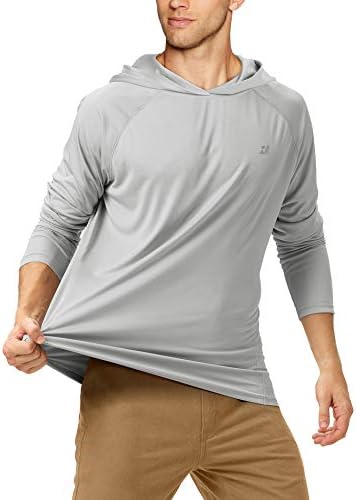 Roadbox Mens Fishing Sun Hoodie, Long Sleeve UPF 50+ UV Protection Shirts - Image 2