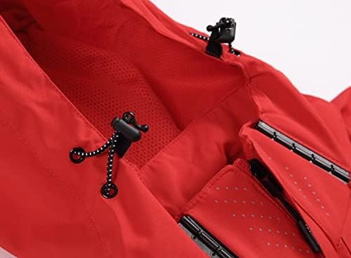 Men's Lightweight Waterproof Rain Jacket,Shell Hooded Outdoor Raincoat Hiking Windbreake jacket - Image 2