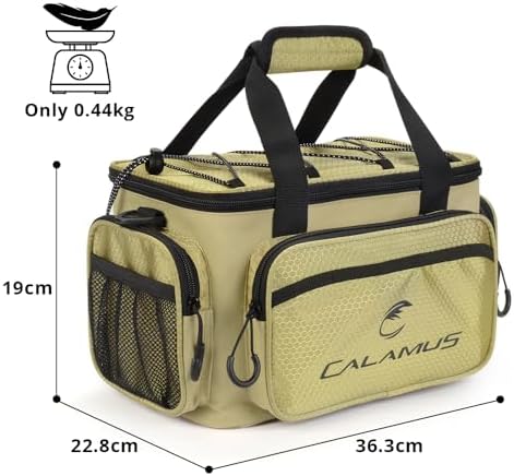 Calamus TB61 Fishing Tackle Bag, Fishing Gear, Gifts for Angler, Khaki - Image 6