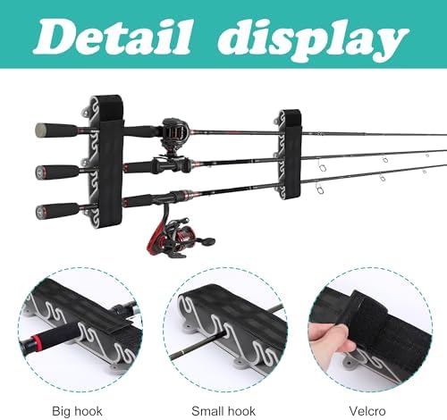 2 Pack Boating Vertical Fishing Rod Holders, Vertical Fishing Rod Rack - Image 3
