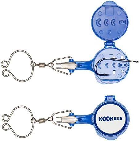 HOOK-EZE Fishing Knot Tying Tool | Protect from Fish Hooks | Tie Fishing Knots Easily | Cool Gadgets for Fishermen | Ice Fly Fishing | Fishing Accessories for Beginner Anglers | Nail Knot Tool by HOOK-EZEFISHINGQUICKKNOTTOOL