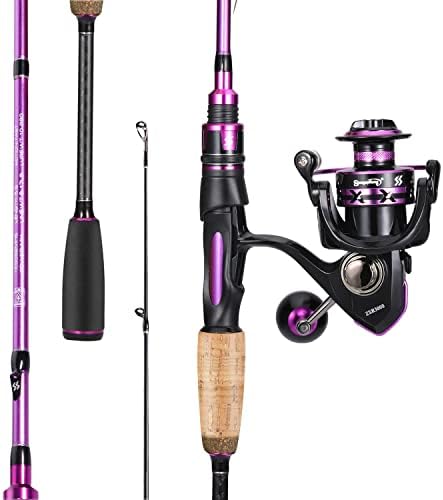 Sougayilang Fishing Pole, 30-Ton Carbon Fiber Fishing Rod and Reel Combo, 2 Pcs Blanks Spinning Reel Combos - Image 2