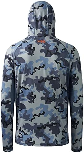 BASSDASH Men's UPF 50+ Camo Long Sleeve Hunting Fishing Hoodie Shirt - Image 2