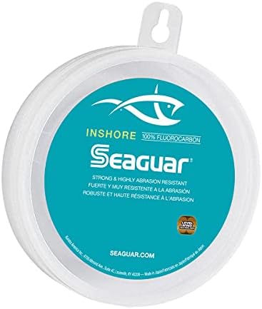 Seaguar Inshore 100% Fluorocarbon Fishing Leader For Shore & Flat Fishing, Multiple Sizes by Seaguar