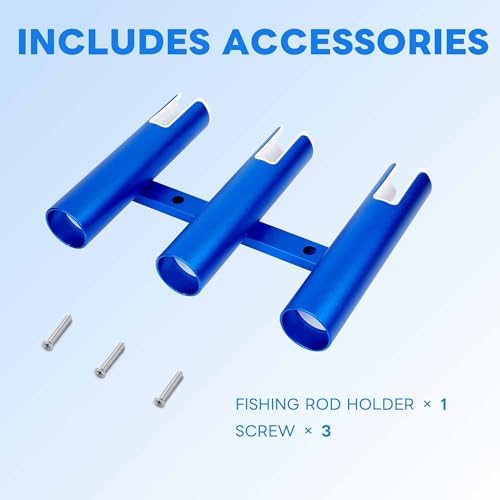 Aluminium Fishing Rod Holders for Boat, Wall-Mounted Fishing Pole Roof Rod Rack,Surf Fishing Rod Holder for Truck, Boats & Yacht - Image 5