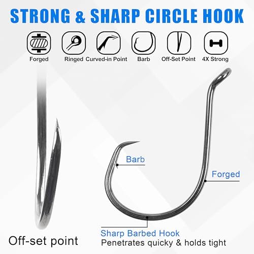 Catfishing Tackle Making Kit Catfish Surf Fishing Rig Fish Finder Santee Cooper Rigs with Peg Floats Circle Hooks Leader Rig Swivels Pyrmids Weights Sinker Slides - Image 3