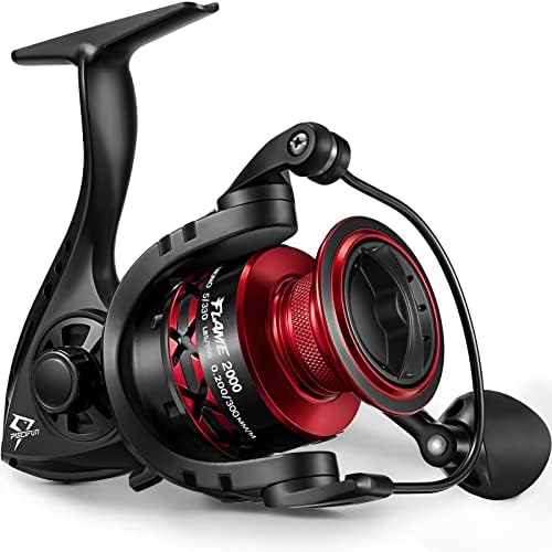 Piscifun Flame Spinning Reel, Lightweight, 22lb Max Drag, 9+1BB by Piscifun