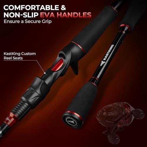 KastKing Brutus Twin-Tip Fishing Rod and Reel Combo - Image 5