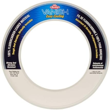 Berkley Vanish Fluorocarbon Fishing Line/Leader Material by Berkley