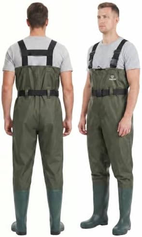 FISHINGSIR Waders for Men Waterproof Women Fishing Chest Wader with Boots - Image 5