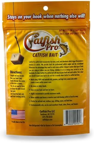 Catfish Pro Catfish Bait - 10oz Bag with 80pcs | Irresistible Scent for Catfish | Mess-Free, Stays On Your Hook When Nothing Else Will | Great for Rod, Reel, Trotline, Jugs & Yoyos Fishing - Image 6
