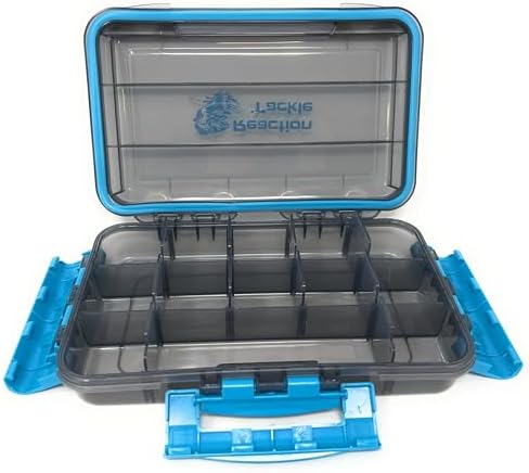 Reaction Tackle Premium Tackle Trays, Water Resistant Fishing Tackle Box Organizers with Triple Clip Closure, Removable Dividers and Clear View Design - 3600 (4-Pack) - Image 5