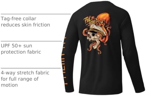 Palmyth Fishing Shirts for Men Long Sleeve UPF 50+ T Shirt Sun Protection - Image 4