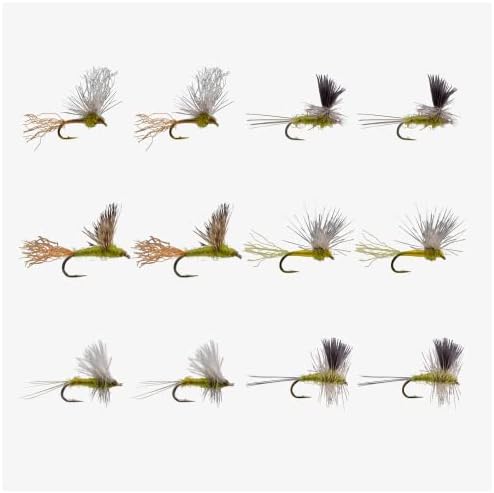 RIO Products Fly Fishing Flies Kit Assortment for Freshwater Fishing, Signature Flies for Trout, Bass, and Salmon, 7/11/12/13/15/20pcs by RIOPRODUCTS