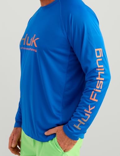 HUK Men's Pursuit Vented Long Sleeve Fishing Shirt (+30 UPF) - Image 4