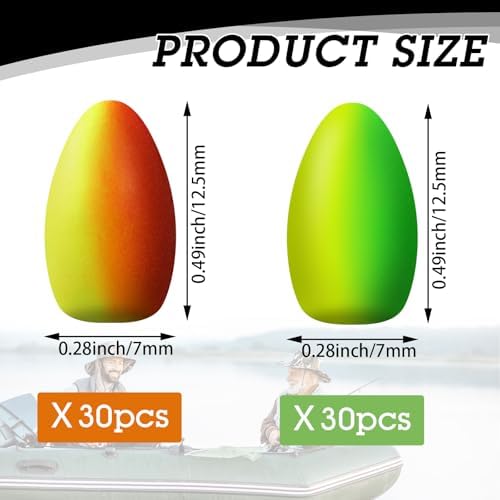 Skylety 60 Pcs Pompano rig Float Foam - Image 2
