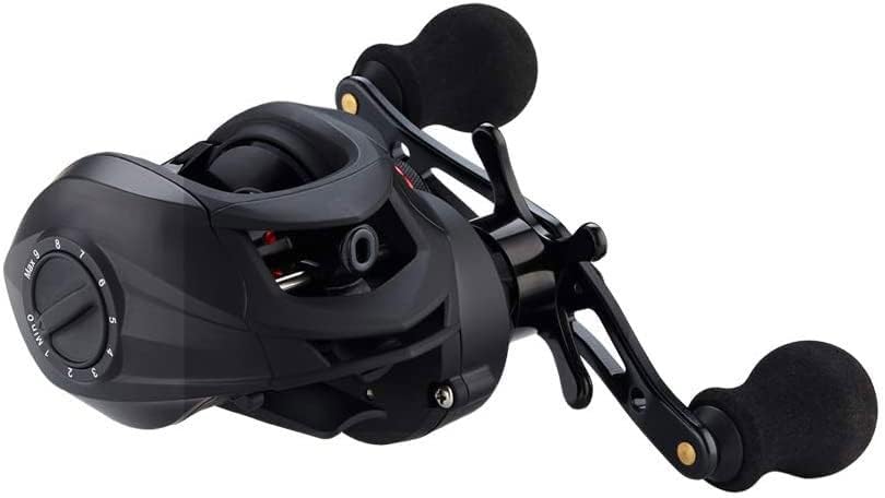 FISHDROPS Baitcaster Reels, 9+1BB, CNC Aluminum Spool, Magnetic Brake System Bait Caster Reel High Speed Gear Ratio 7.0:1 Ultra Smooth Low Profile Baitcasting Fishing Reel - Image 4