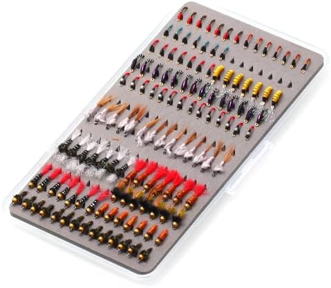 Fly Fishing Flies Assortment, 147pcs/133pcs/126pcs Fly Fishing Lures, Dry/Wet/Nymph/Streamer Flies, Trout/Panfish/Bass Fishing - Image 6