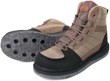 Kylebooker Men's Wading Boots Lightweight Anti-Slip Fly Fishing Wading Shoes by Kylebooker