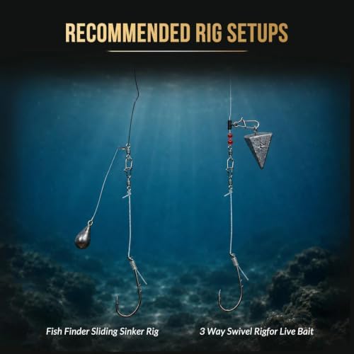 FishTrip Pre-Rigged Catfish Rig, Baitholder Fishing Hook Rig for Freshwater - Image 5
