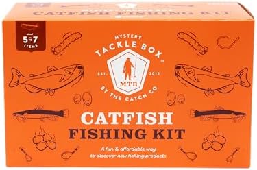 Catch Co Mystery Tackle Box Catfish Fishing Kit (5-7 Baits & Bonus Decal) by CatchCo