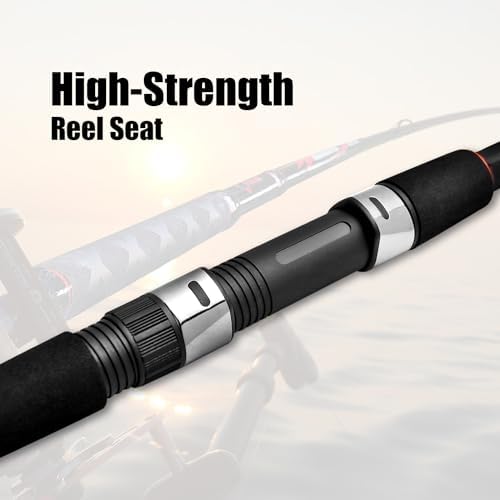 Fiblink Surf Casting Fishing Rod 2-Piece Graphite Travel Baitcasting Fishing Rod - Image 3