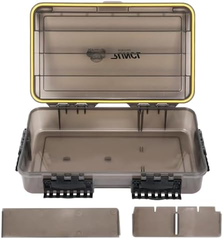 RUNCL Fishing Tackle Box, Waterproof Tray for Jigs Lures, Thicker Floating Tackle Utility Box with Adjustable Dividers, 3600/3700/Large 3700 Size by RUNCL