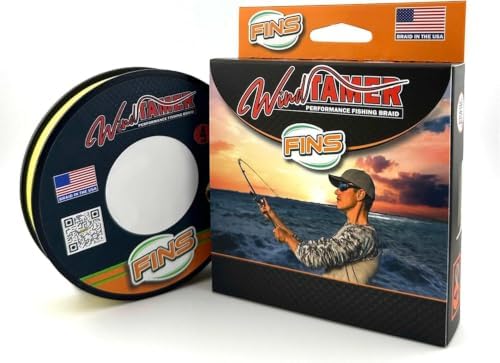 FINS Hollow Core Braided Fishing Line, 16 Strand Spliceable, USA Made Braid by FINSBraids
