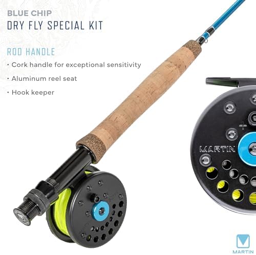 Martin Fly Reel and Fishing Rod Combo Kit - Image 4