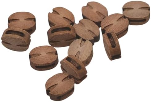 Model Shipways Beautiful Blocks 1 Sheave Wood Block 20 Pack (2.0mm) by ModelExpo
